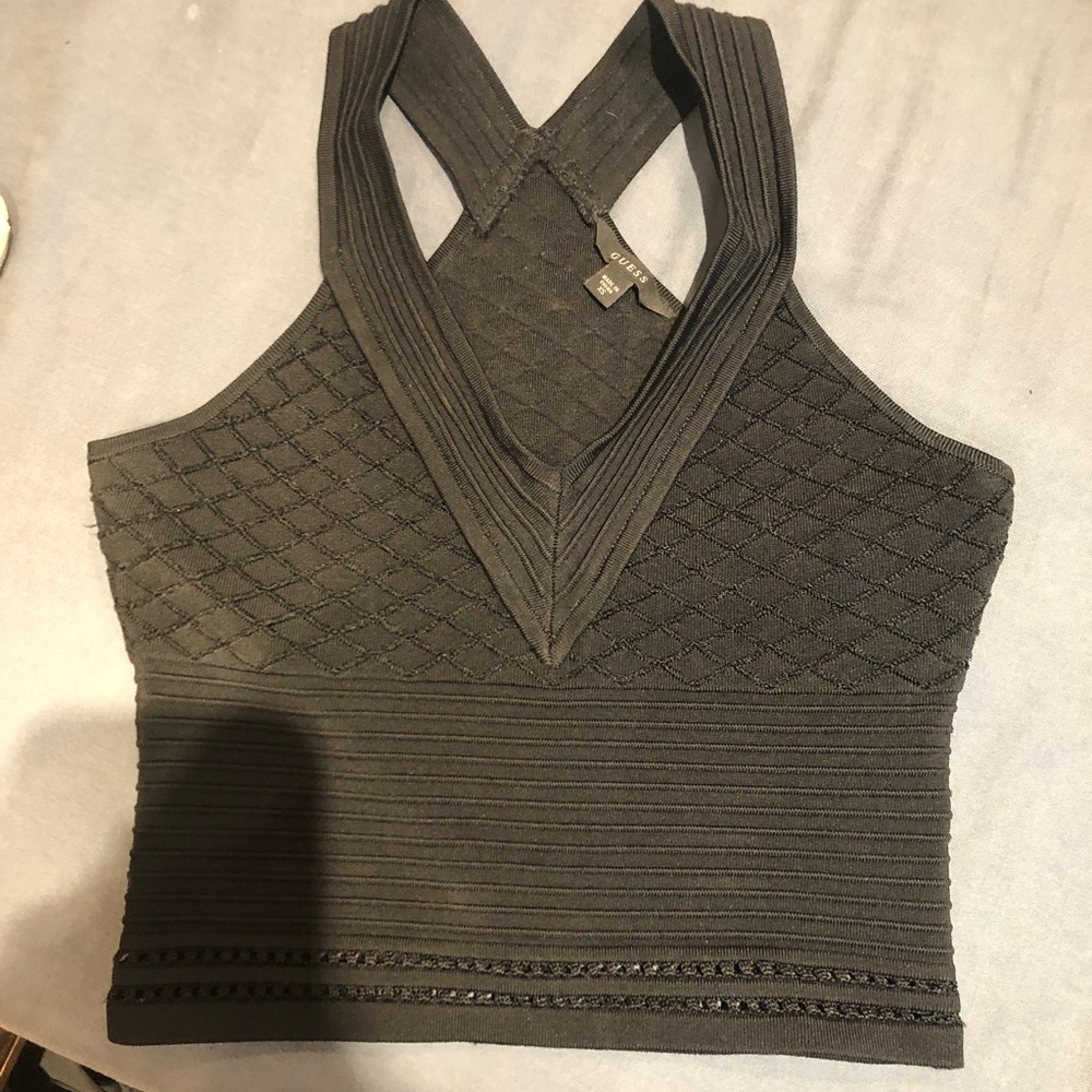 Black Guess crop top